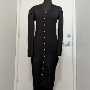 SOLD Black Nanette Lepore Sweater Dress